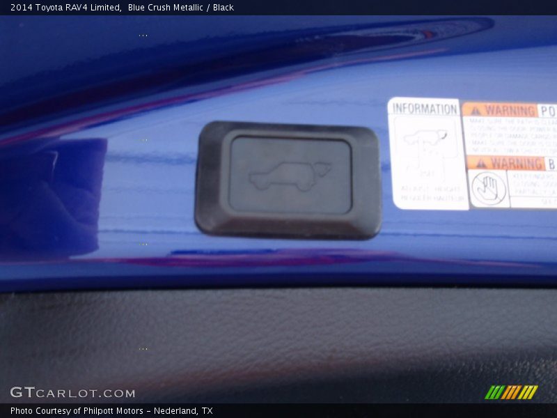 Blue Crush Metallic / Black 2014 Toyota RAV4 Limited