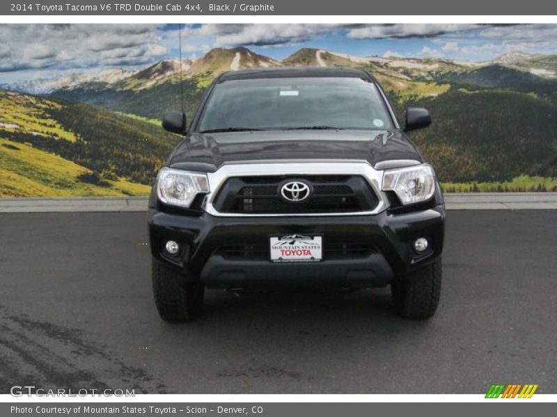 Black / Graphite 2014 Toyota Tacoma V6 TRD Double Cab 4x4