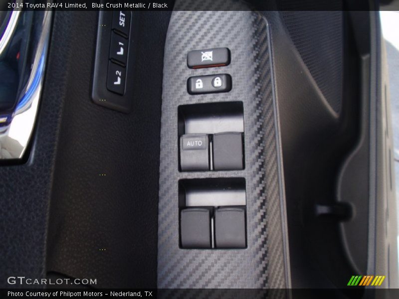 Blue Crush Metallic / Black 2014 Toyota RAV4 Limited