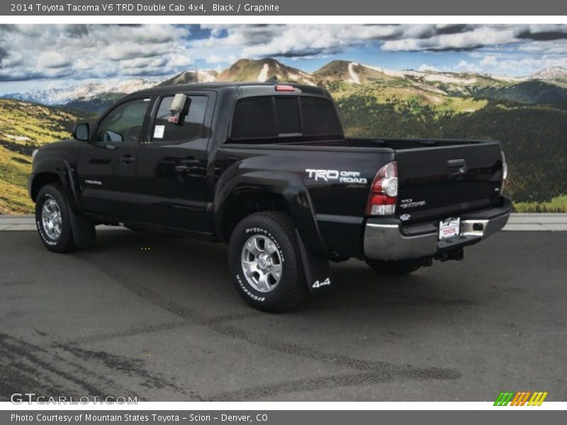 Black / Graphite 2014 Toyota Tacoma V6 TRD Double Cab 4x4