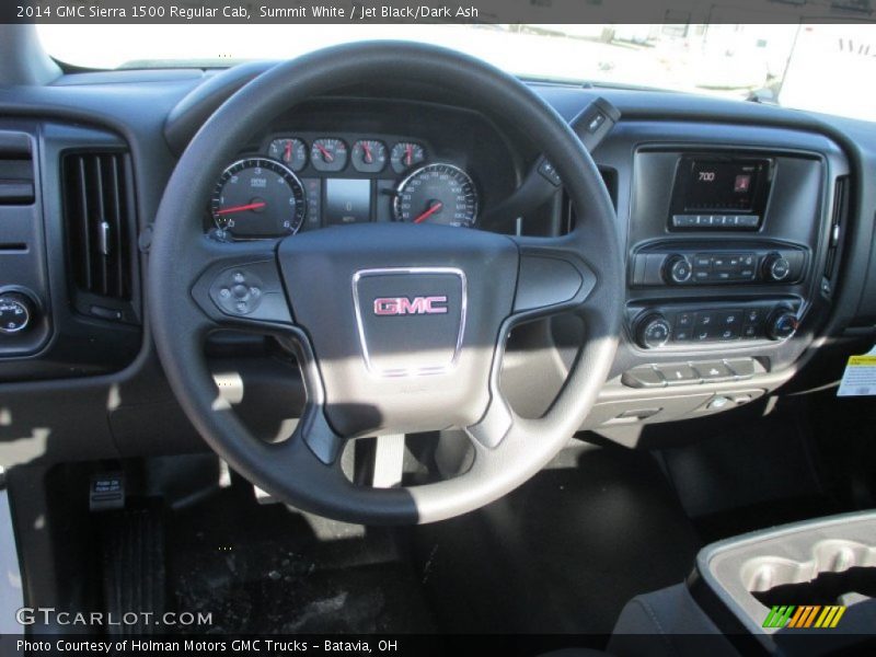 Summit White / Jet Black/Dark Ash 2014 GMC Sierra 1500 Regular Cab