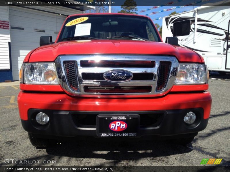 Torch Red / Medium Dark Flint 2008 Ford Ranger XLT SuperCab