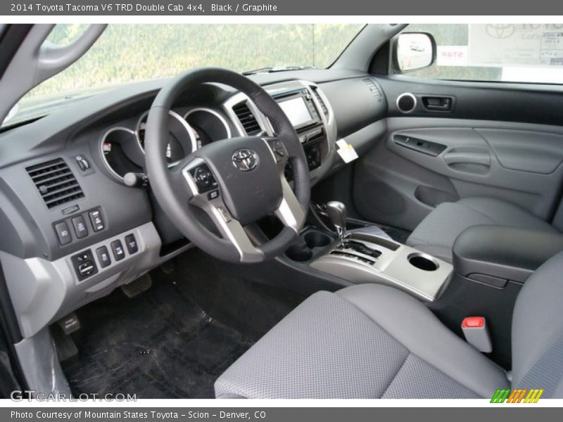 Black / Graphite 2014 Toyota Tacoma V6 TRD Double Cab 4x4