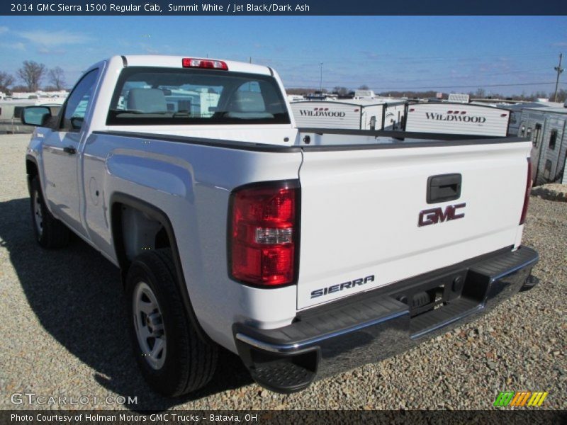 Summit White / Jet Black/Dark Ash 2014 GMC Sierra 1500 Regular Cab