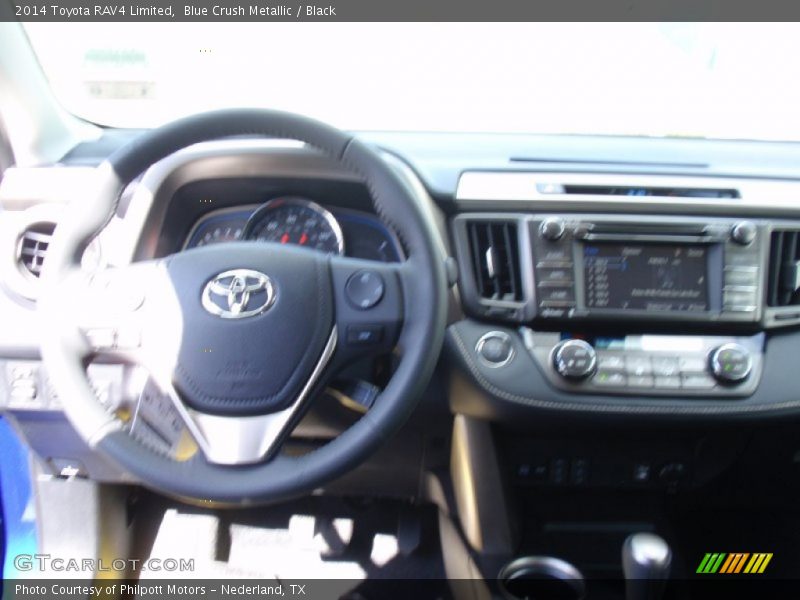 Blue Crush Metallic / Black 2014 Toyota RAV4 Limited