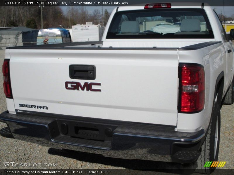 Summit White / Jet Black/Dark Ash 2014 GMC Sierra 1500 Regular Cab