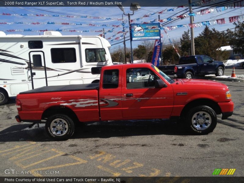 Torch Red / Medium Dark Flint 2008 Ford Ranger XLT SuperCab