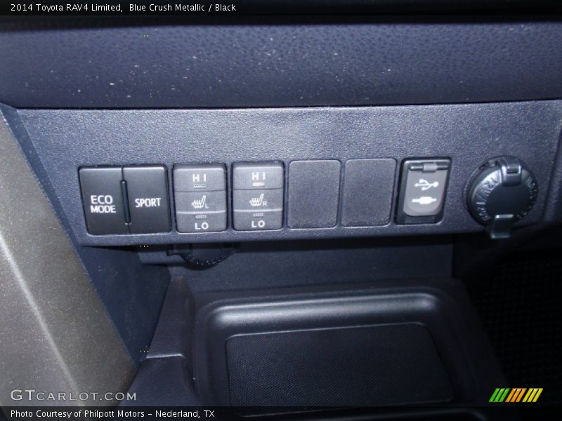 Blue Crush Metallic / Black 2014 Toyota RAV4 Limited