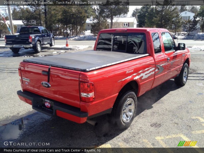 Torch Red / Medium Dark Flint 2008 Ford Ranger XLT SuperCab