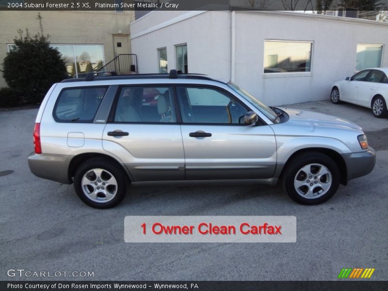 Platinum Silver Metallic / Gray 2004 Subaru Forester 2.5 XS