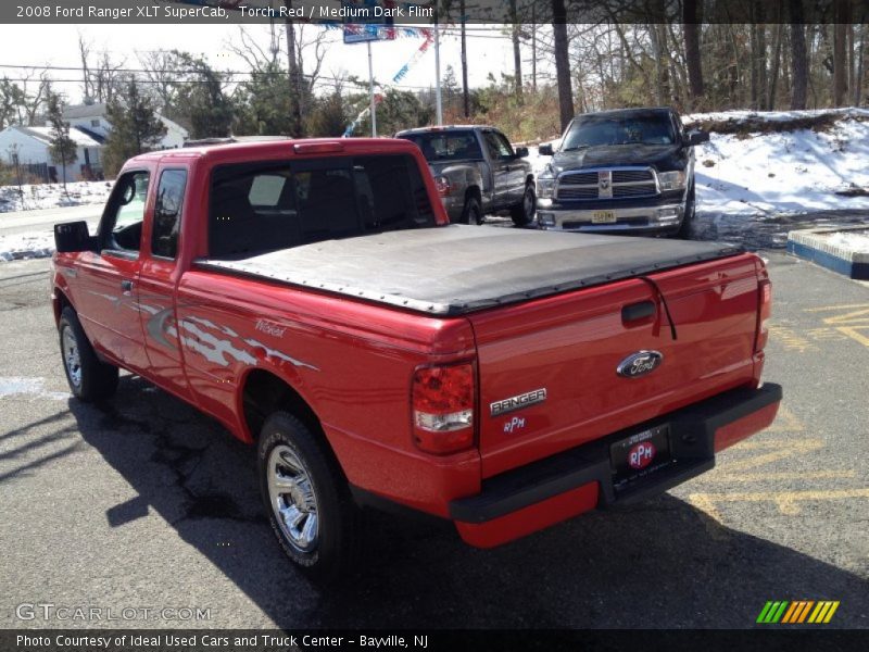 Torch Red / Medium Dark Flint 2008 Ford Ranger XLT SuperCab