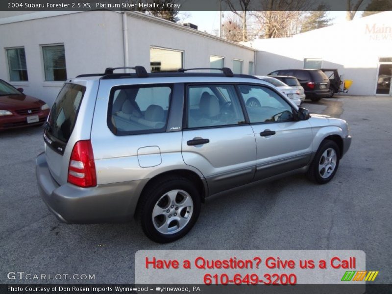 Platinum Silver Metallic / Gray 2004 Subaru Forester 2.5 XS