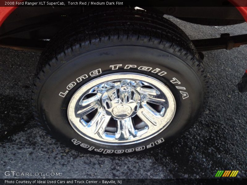 Torch Red / Medium Dark Flint 2008 Ford Ranger XLT SuperCab