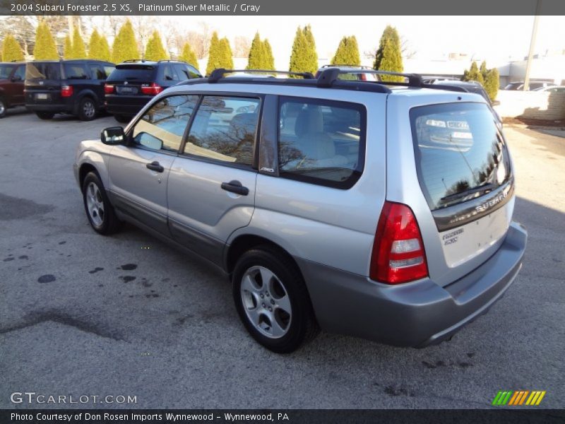 Platinum Silver Metallic / Gray 2004 Subaru Forester 2.5 XS