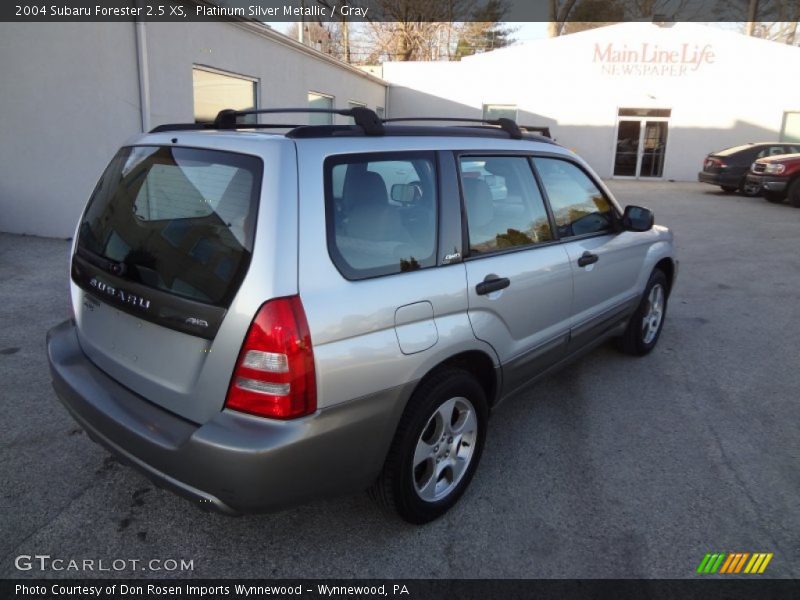 Platinum Silver Metallic / Gray 2004 Subaru Forester 2.5 XS