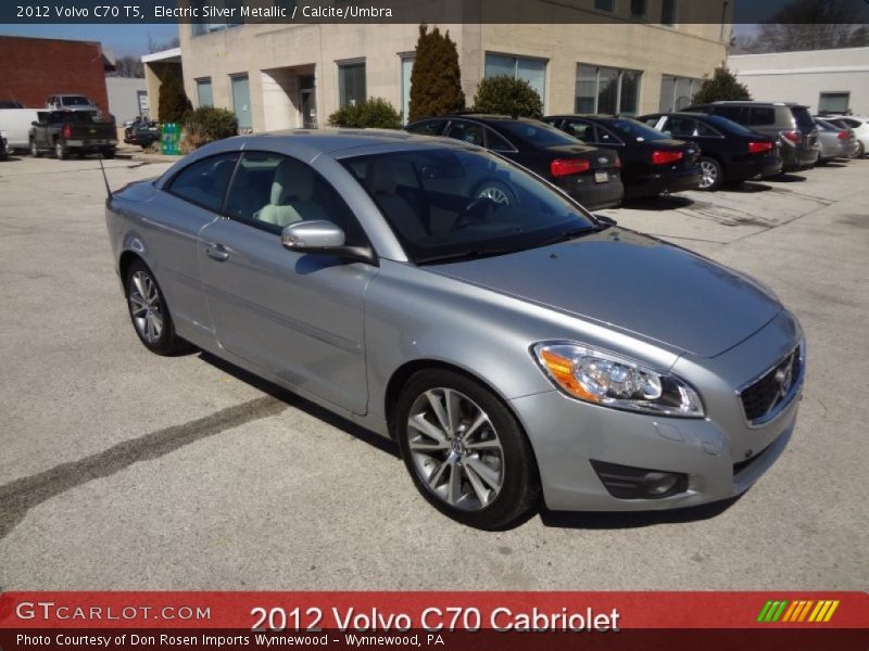 Electric Silver Metallic / Calcite/Umbra 2012 Volvo C70 T5