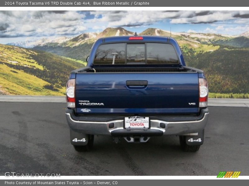 Blue Ribbon Metallic / Graphite 2014 Toyota Tacoma V6 TRD Double Cab 4x4