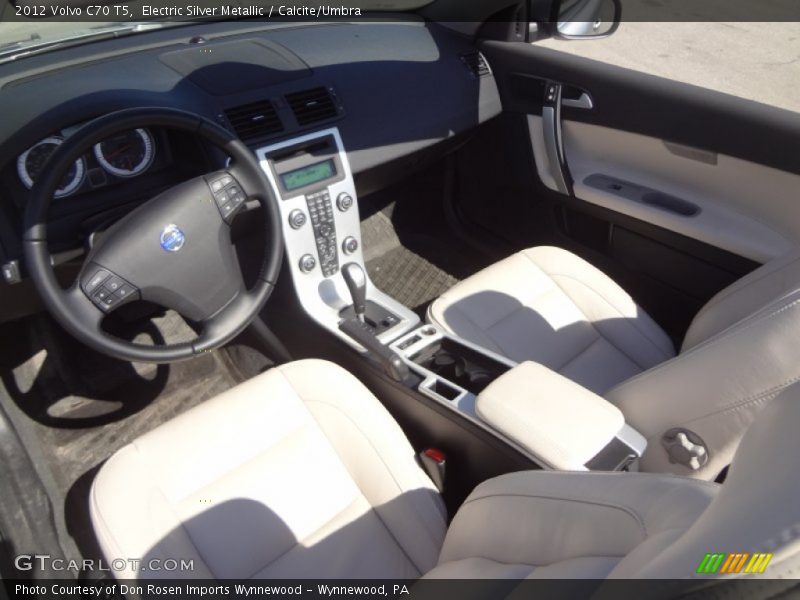 Electric Silver Metallic / Calcite/Umbra 2012 Volvo C70 T5