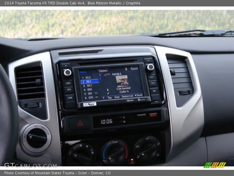 Blue Ribbon Metallic / Graphite 2014 Toyota Tacoma V6 TRD Double Cab 4x4
