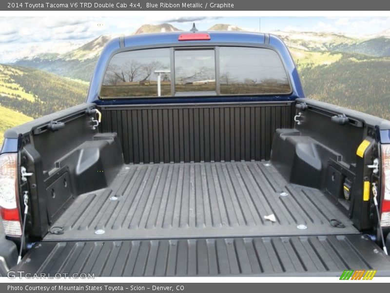 Blue Ribbon Metallic / Graphite 2014 Toyota Tacoma V6 TRD Double Cab 4x4