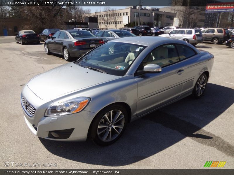 Electric Silver Metallic / Calcite/Umbra 2012 Volvo C70 T5