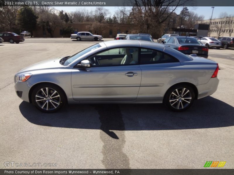 Electric Silver Metallic / Calcite/Umbra 2012 Volvo C70 T5