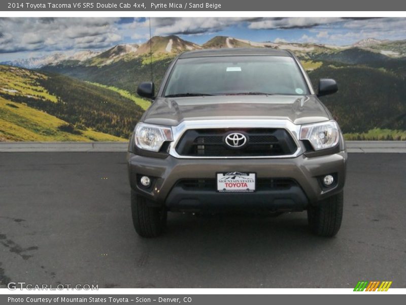 Pyrite Mica / Sand Beige 2014 Toyota Tacoma V6 SR5 Double Cab 4x4