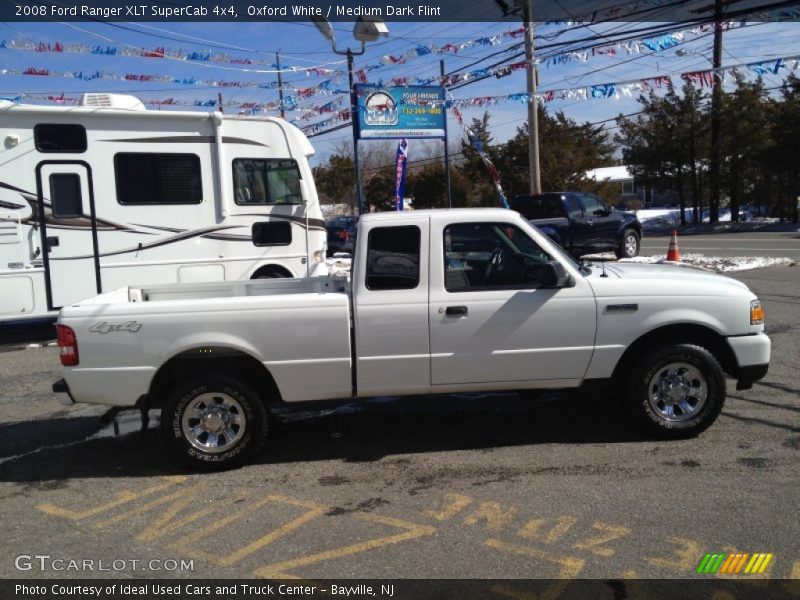 Oxford White / Medium Dark Flint 2008 Ford Ranger XLT SuperCab 4x4
