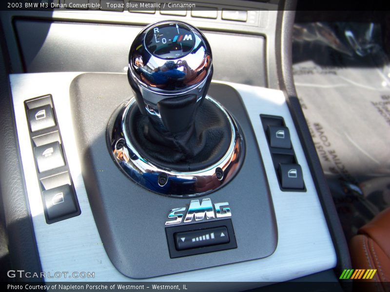 Topaz Blue Metallic / Cinnamon 2003 BMW M3 Dinan Convertible