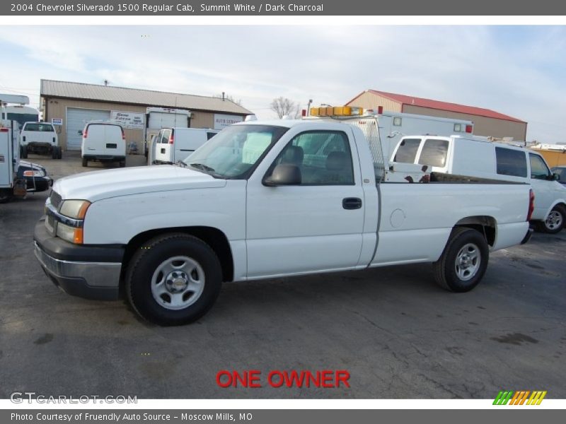 Summit White / Dark Charcoal 2004 Chevrolet Silverado 1500 Regular Cab