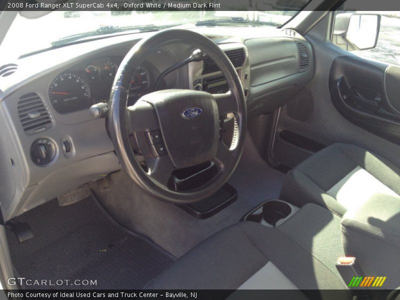 Oxford White / Medium Dark Flint 2008 Ford Ranger XLT SuperCab 4x4