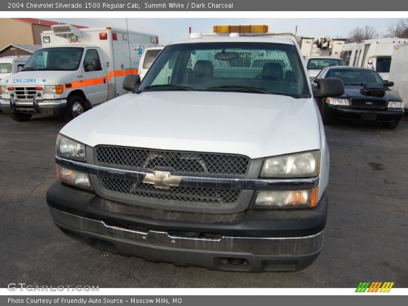 Summit White / Dark Charcoal 2004 Chevrolet Silverado 1500 Regular Cab
