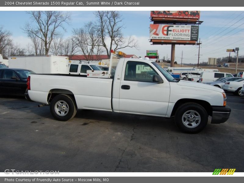 Summit White / Dark Charcoal 2004 Chevrolet Silverado 1500 Regular Cab
