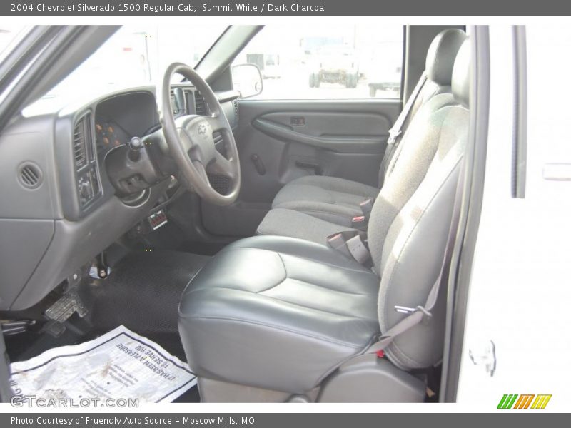 Summit White / Dark Charcoal 2004 Chevrolet Silverado 1500 Regular Cab
