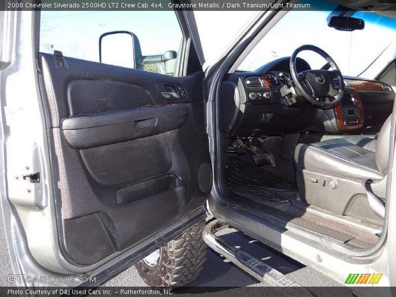 Graystone Metallic / Dark Titanium/Light Titanium 2008 Chevrolet Silverado 2500HD LTZ Crew Cab 4x4