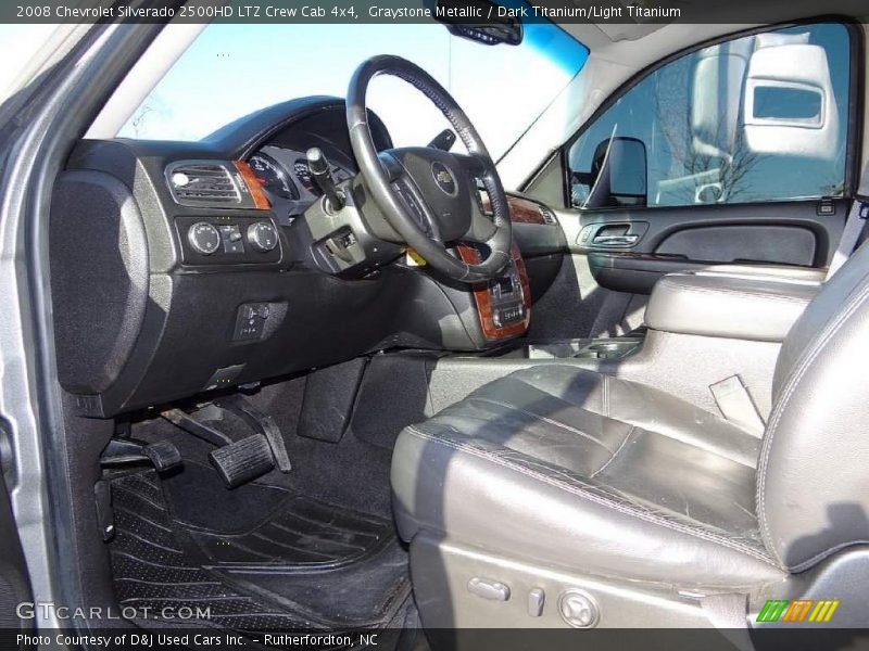 Graystone Metallic / Dark Titanium/Light Titanium 2008 Chevrolet Silverado 2500HD LTZ Crew Cab 4x4