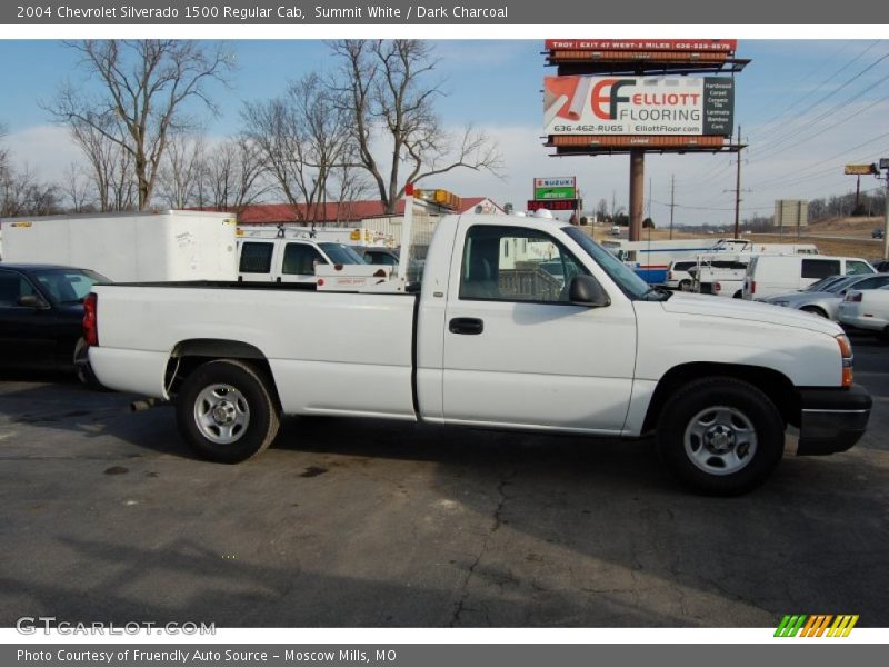Summit White / Dark Charcoal 2004 Chevrolet Silverado 1500 Regular Cab