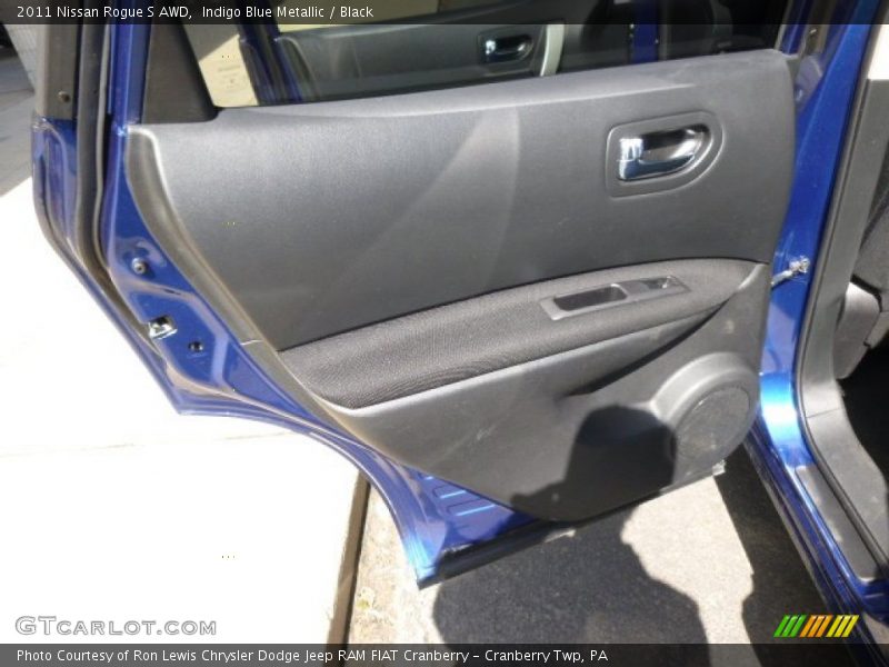 Indigo Blue Metallic / Black 2011 Nissan Rogue S AWD