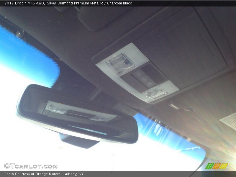 Silver Diamond Premium Metallic / Charcoal Black 2012 Lincoln MKS AWD
