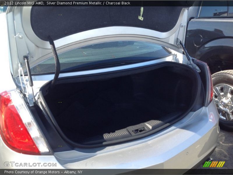 Silver Diamond Premium Metallic / Charcoal Black 2012 Lincoln MKS AWD