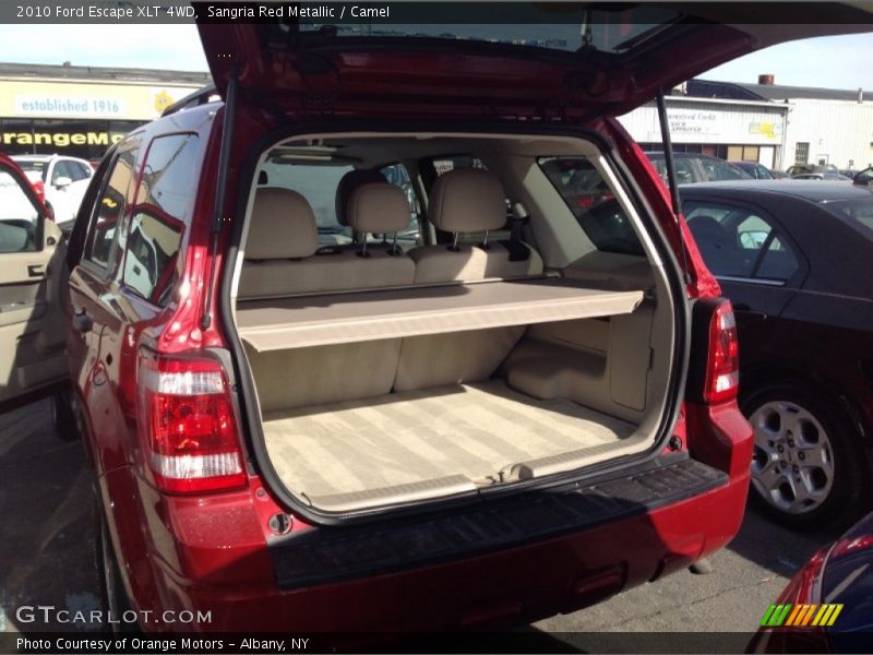 Sangria Red Metallic / Camel 2010 Ford Escape XLT 4WD