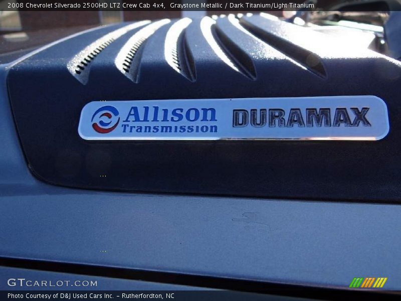 Graystone Metallic / Dark Titanium/Light Titanium 2008 Chevrolet Silverado 2500HD LTZ Crew Cab 4x4