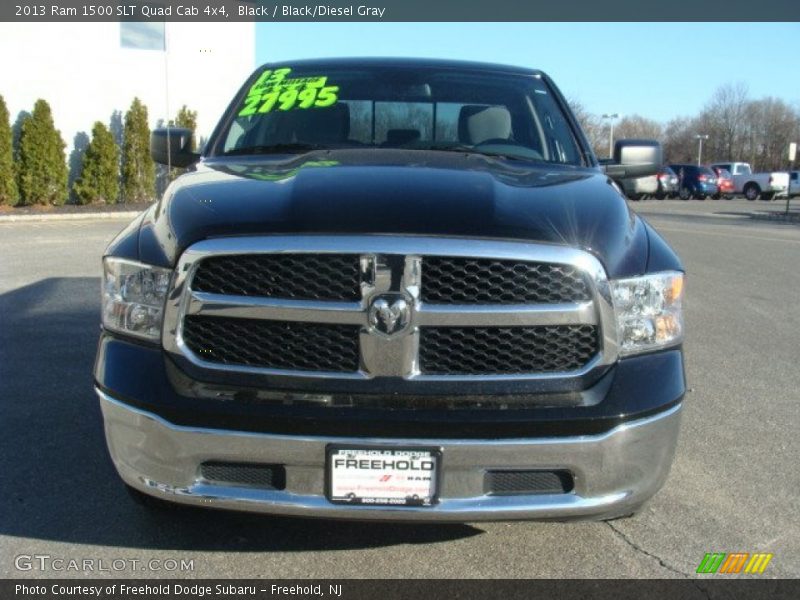 Black / Black/Diesel Gray 2013 Ram 1500 SLT Quad Cab 4x4