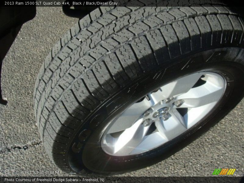 Black / Black/Diesel Gray 2013 Ram 1500 SLT Quad Cab 4x4