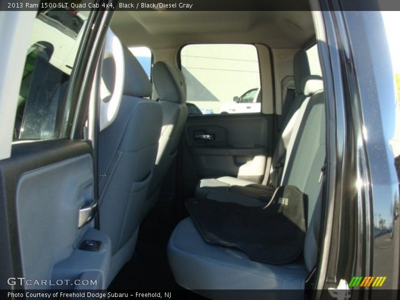 Black / Black/Diesel Gray 2013 Ram 1500 SLT Quad Cab 4x4