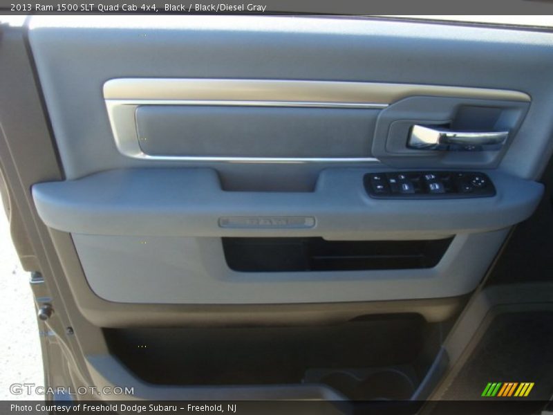 Black / Black/Diesel Gray 2013 Ram 1500 SLT Quad Cab 4x4