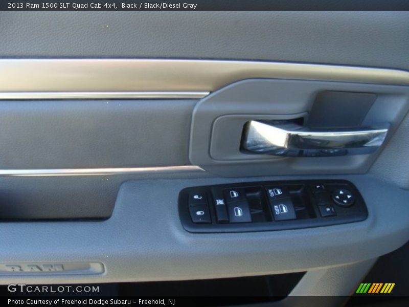Black / Black/Diesel Gray 2013 Ram 1500 SLT Quad Cab 4x4