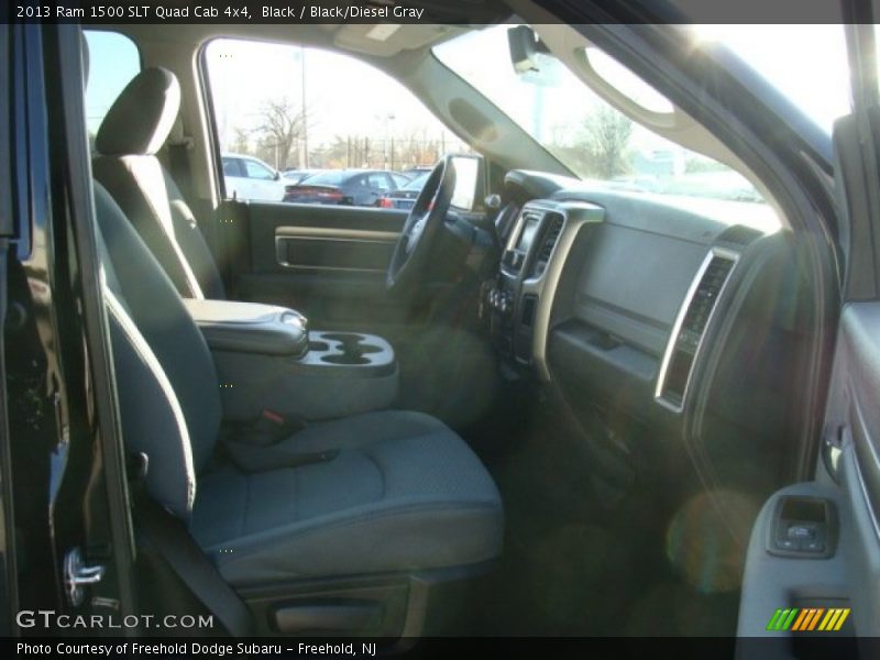 Black / Black/Diesel Gray 2013 Ram 1500 SLT Quad Cab 4x4