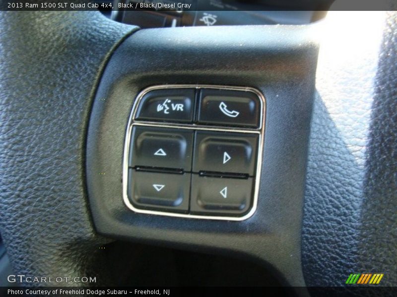Black / Black/Diesel Gray 2013 Ram 1500 SLT Quad Cab 4x4