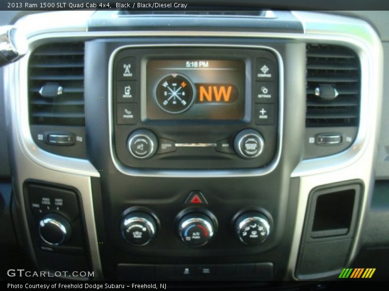 Black / Black/Diesel Gray 2013 Ram 1500 SLT Quad Cab 4x4